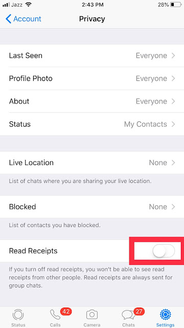 How To Disable WhatsApp Blue Ticks