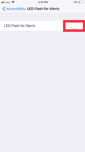 How To Turn On Led Flash Light For Notifications On Your iPhone/iPad,led flash for alerts,led flash light for notifications,flash light notifications on iphone,iphone flash light,setup led flash on iphone